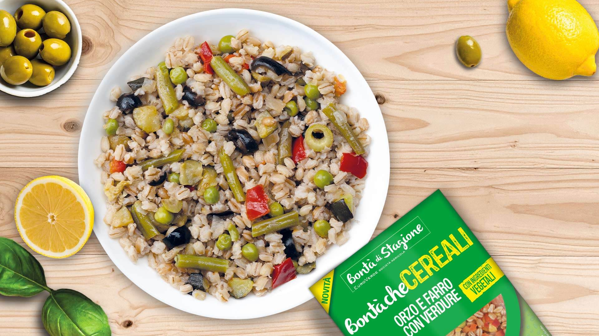 Barley and spelt with vegetables - Desktop Slider