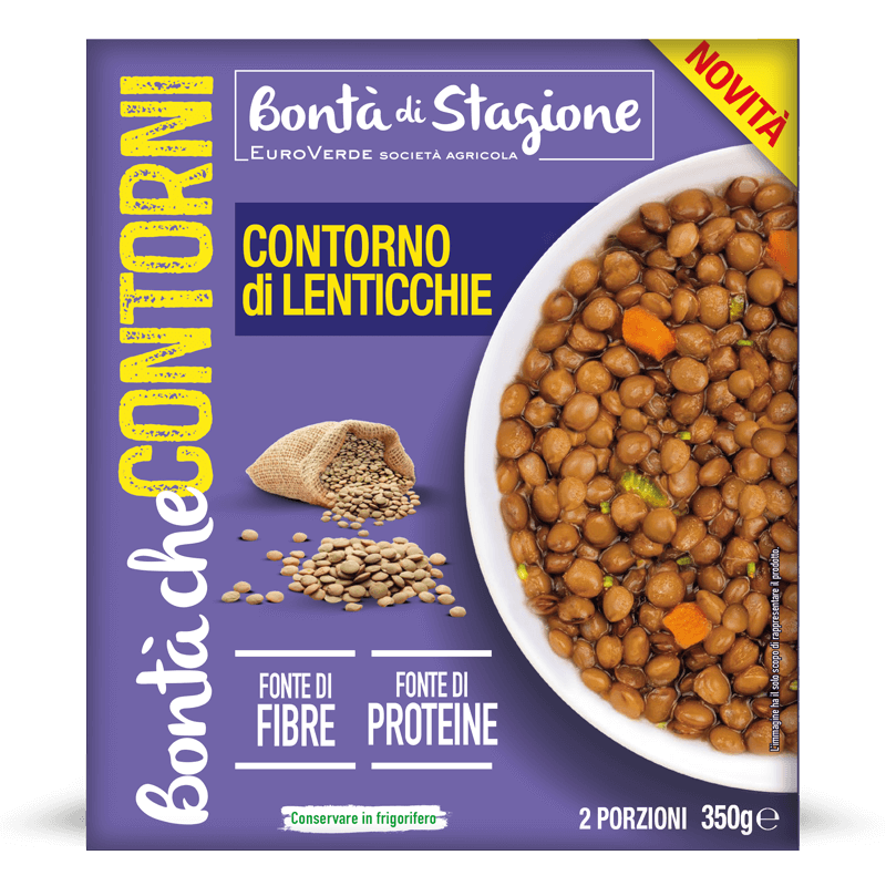 Bontà di Stagione - Contorno di lenticchie 350g