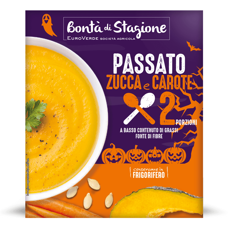 Bontà di Stagione - Vellutata Zucca e Carote Halloween edition