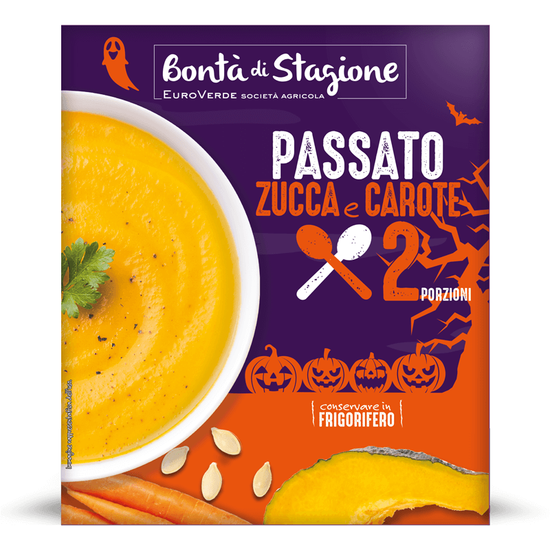 Bontà di Stagione - Vellutata Zucca e Carote Halloween edition