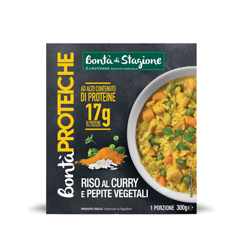 Riso al curry e pepite vegetali - Bontà di Stagione
